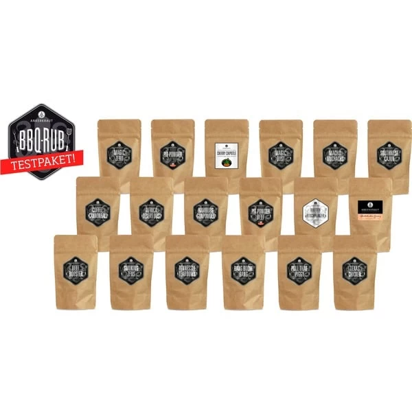 Ankerkraut BBQ Mega Testpaket Mit 18 Rubs, Set 1 Ankerkraut BBQ Mega Testpaket Mit 18 Rubs, Set