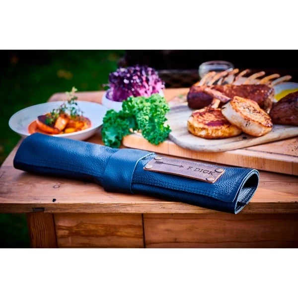 DICK Leder-Rolltasche "Red Spirit", 5-teilig, Besteck 3 DICK Leder-Rolltasche "Red Spirit", 5-teilig, Besteck – Bild 3