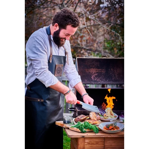 DICK Leder-Rolltasche "Red Spirit", 5-teilig, Besteck 5 DICK Leder-Rolltasche "Red Spirit", 5-teilig, Besteck – Bild 5