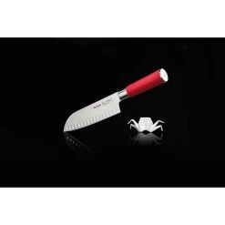 DICK Red Spirit Santoku Kullenschliff, 18cm, Messer -Grillmeister Deutschland Verkaufs-Shop DICK Red Spirit Santoku Kullenschliff 18cm Messer@@9ggzmd05 2