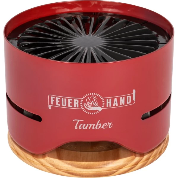 Feuerhand Tisch-Holzkohlegrill Tamber, Ruby Red 4 Feuerhand Tisch-Holzkohlegrill Tamber, Ruby Red – Bild 4