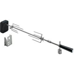 Moesta Rotisserie-Set Für Smokin' PizzaRing, Für 57 / 58 / 60cm Kugelgrill, Grillspieß