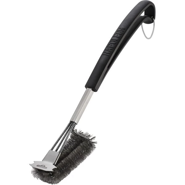Napoleon Grillbürste Dreireihig, Mit Edelstahlborsten, Grill-Reinigungsbürste 1 Napoleon Grillbürste Dreireihig, Mit Edelstahlborsten, Grill-Reinigungsbürste