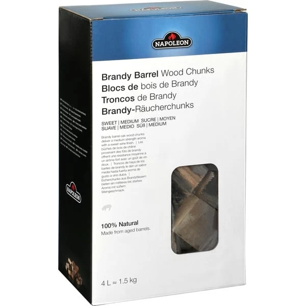Napoleon Holz-Räucherchunks Brandy-Eiche, Räucherchips 1 Napoleon Holz-Räucherchunks Brandy-Eiche, Räucherchips