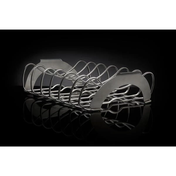 Napoleon PRO Edelstahl Sparerib-Halter, Grillkorb 2 Napoleon PRO Edelstahl Sparerib-Halter, Grillkorb – Bild 2