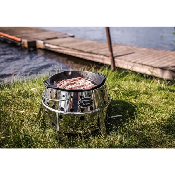 Petromax Grill-Feuerpfanne Gp30h, Mit 2 Henkeln 6 Petromax Grill-Feuerpfanne Gp30h, Mit 2 Henkeln – Bild 6