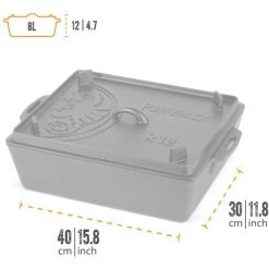 Petromax Kastenform Mit Deckel K12, Topf -Grillmeister Deutschland Verkaufs-Shop Petromax Kastenform mit Deckel k12 Topf@@1914391 3