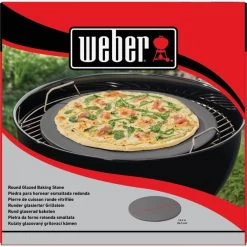 Weber Glasierter Pizzastein 18412, Ø Ca. 36cm -Grillmeister Deutschland Verkaufs-Shop Weber Glasierter Pizzastein 18412 ca 36cm@@1808781 3