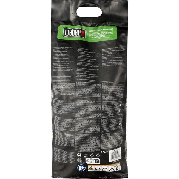 Weber Kokosnuss Briketts 18401, 4kg 2 Weber Kokosnuss Briketts 18401, 4kg – Bild 2