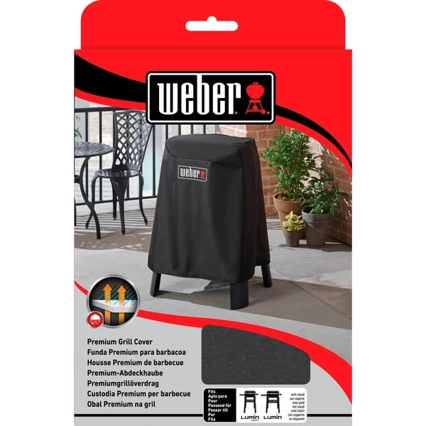 Weber Premium Abdeckhaube Für Lumin Serie Mit Stand, Schutzhaube – Bild 4